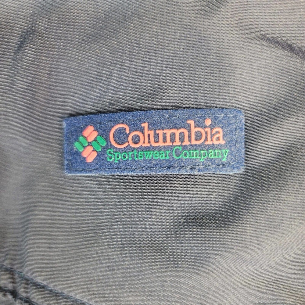 Vintage Mens Columbia Powder Keg Jacket Large Teal Blue Coat - Picture 5 of 10